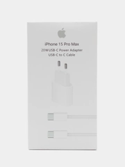 Зарядное устройство, 2 в 1, блок питания,с кабелем Зарядка для iPhone 15 20W Type C-Type C