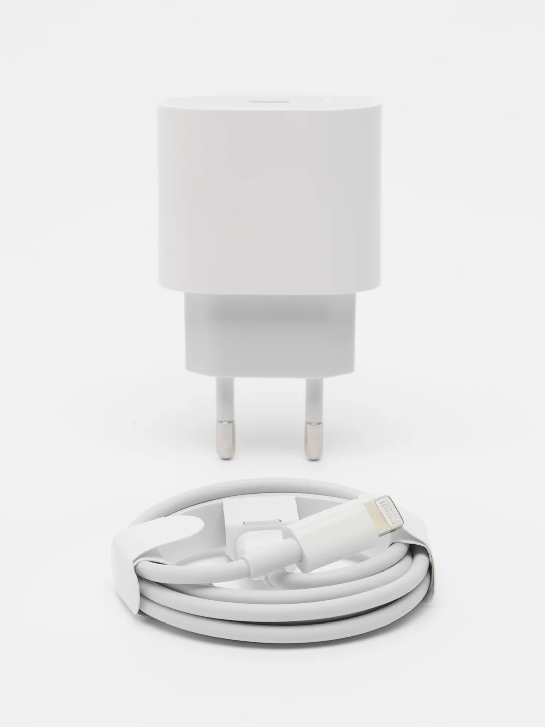 Зарядное устройство для iPhone, 20/25w, быстрая зарядка с кабелем Type-C - Lightning, блок