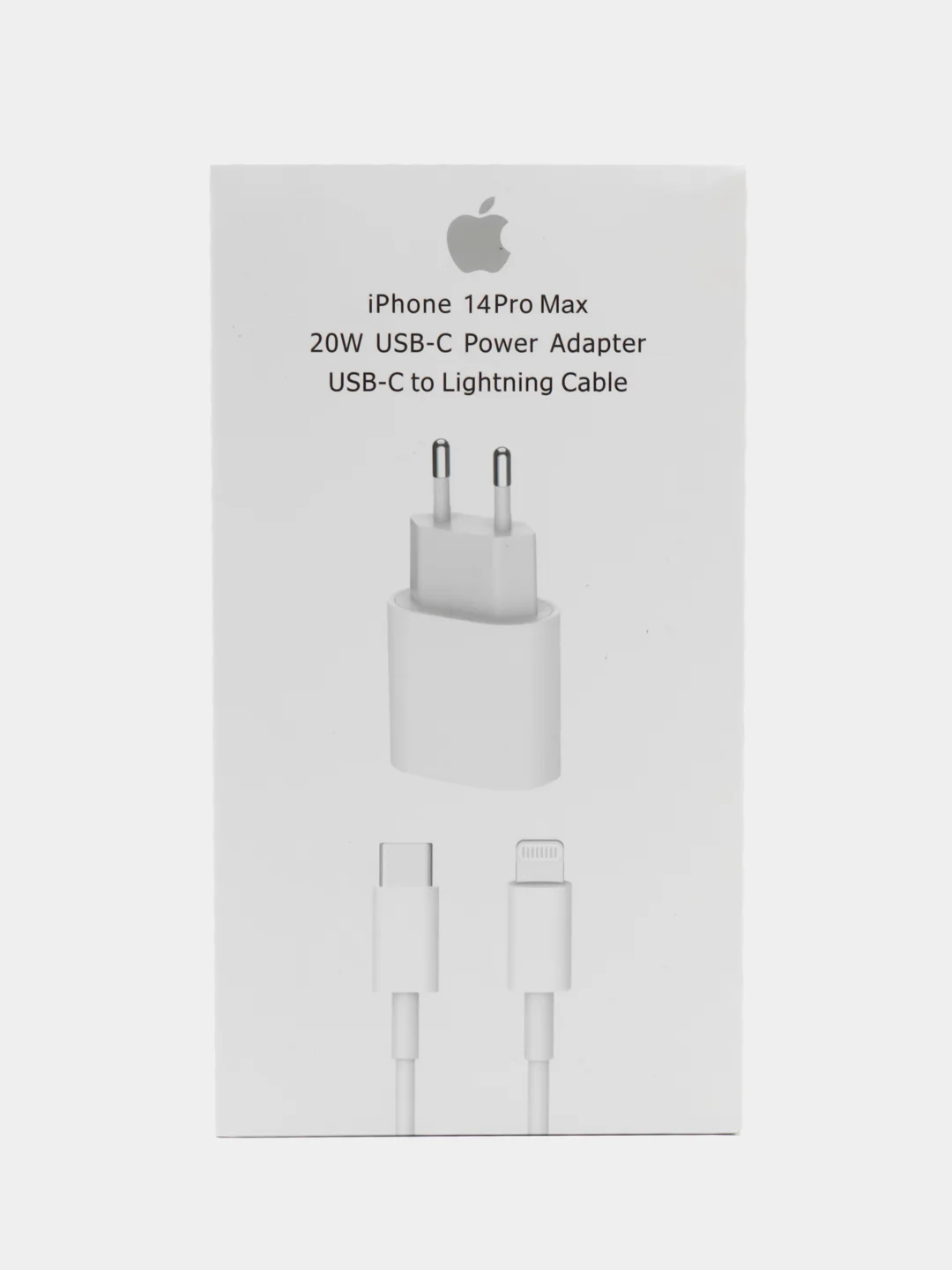 Зарядное устройство для iPhone, 20/25w, быстрая зарядка с кабелем Type-C - Lightning, блок