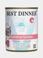 Корм для собак Best Dinner Vet Profi GastroIntestinal "Ягненок с сердцем", 340 г, 6 штук