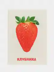 Терракотовый развивающие обучающие карточки по методике Г. Домана