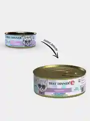 Влажный корм для кошек Best Dinner Urinary Exclusive "Утка с клюквой", 100 г, 12 штук