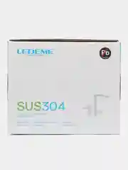 Черный смеситель для умывальника Ledeme L71018