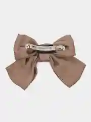 Бант на заколке капучино