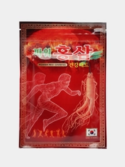Пластырь согревающий с красным женьшенем Южная Корея 20шт,Koren Red Ginseng Power Pad