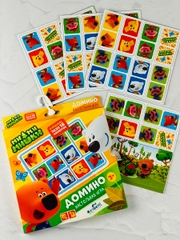 Карточная игра Домино детское Паззл мозаика Мимимишки мульт