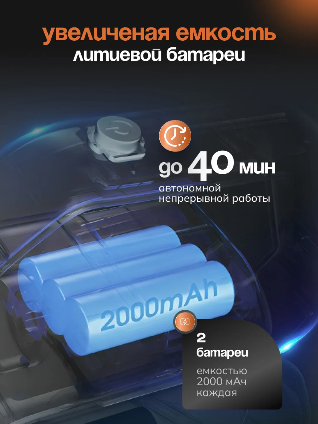 Черный пылесос для автомобиля. Мощный беспроводной ручной автомобильный мини-пылесос для машины