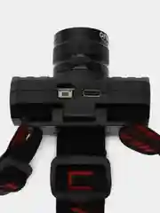 Фонарь налобный аккумуляторный светодиодный с зумом 3 режимав освещения с USB кабелем