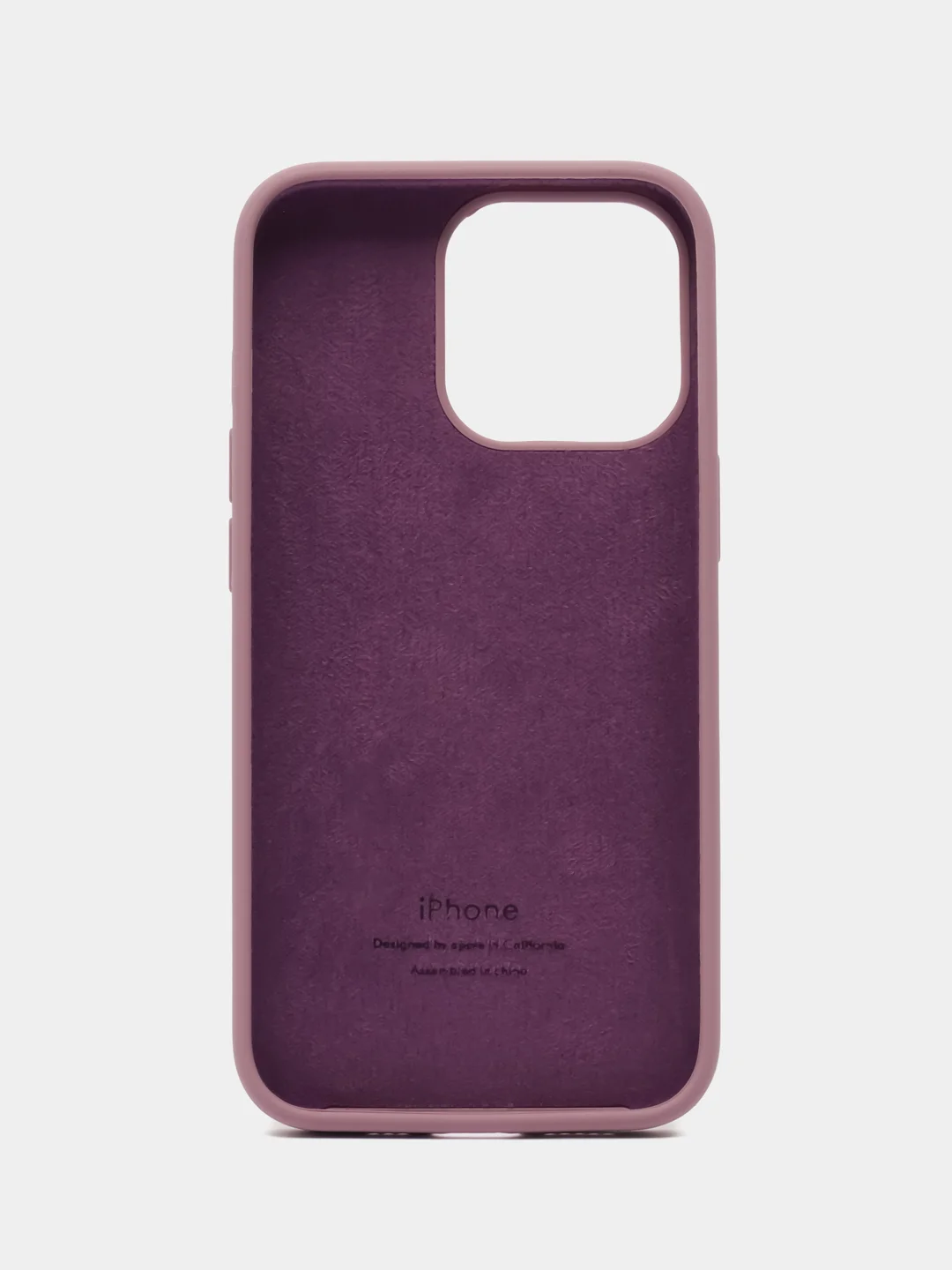 Сиреневый чехол Silicone Case для iPhone 13Pro/ 13Pro Max, с закрытым низом