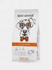 Сухой корм для взрослых собак средних и крупных пород Best Dinner, Утка с картофелем, 12кг