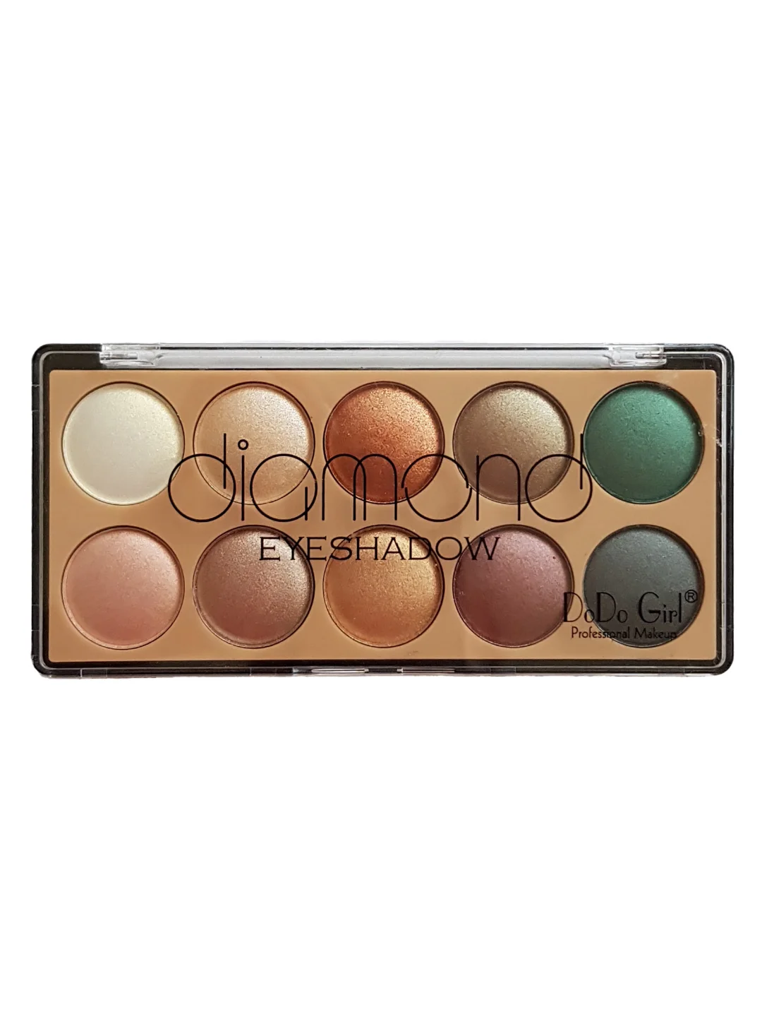 Палетка теней для глаз DoDo Girl Diamond Eyeshadow, 10 оттенков