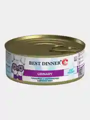 Влажный корм для собак Best Dinner Vet Profi Urinary Говядина с картофелем, 100г, 12 штук
