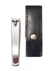 Черный книпсер большой с кожаным чехлом Zinger SIS-48-2