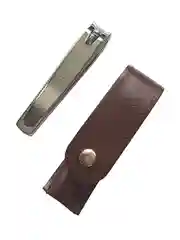 Бордовый книпсер большой с кожаным чехлом Zinger SIS-48-2