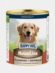 Консервированный корм для щенков и юниоров Наррy Dog "Телятина с индейкой", 6 штук по 410г