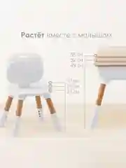 Комплект детской мебели Happy Baby LITEN "Стол и стул"