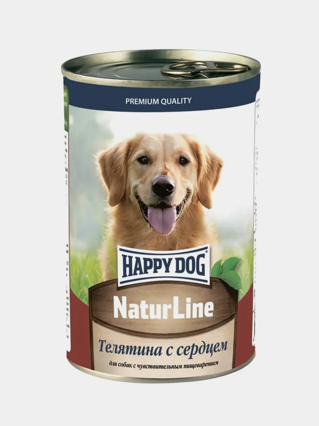 Консервированный корм для собак и щенков Наррy Dog "Телятина с сердцем", 12 штук по 410 г