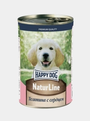 Консервированный корм для щенков Наррy Dog "Телятина с сердцем", 12 штук по 410 г