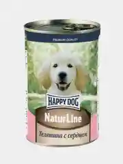 Консервированный корм для щенков Наррy Dog "Телятина с сердцем", 12 штук по 410 г