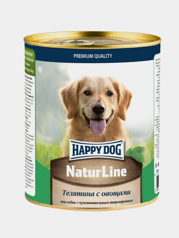 Консервированный корм для собак Наррy Dog "Телятина с овощами", 12 штук по 410 г