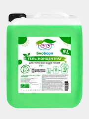 Гель для стирки "БиоБоря", 5 л, концентрат универсальный