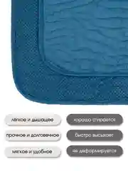 Накидка для дивана "ND HOME", синий, 210*90 см
