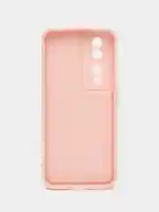 Розовый чехол для Honor 90 5G  (Хонор 90 5 джи), противоударный, с бортиками