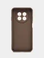 Коричневый чехол для HUAWEI nova Y91 4G (Хуавей Нова у91), противоударный, с бортиками