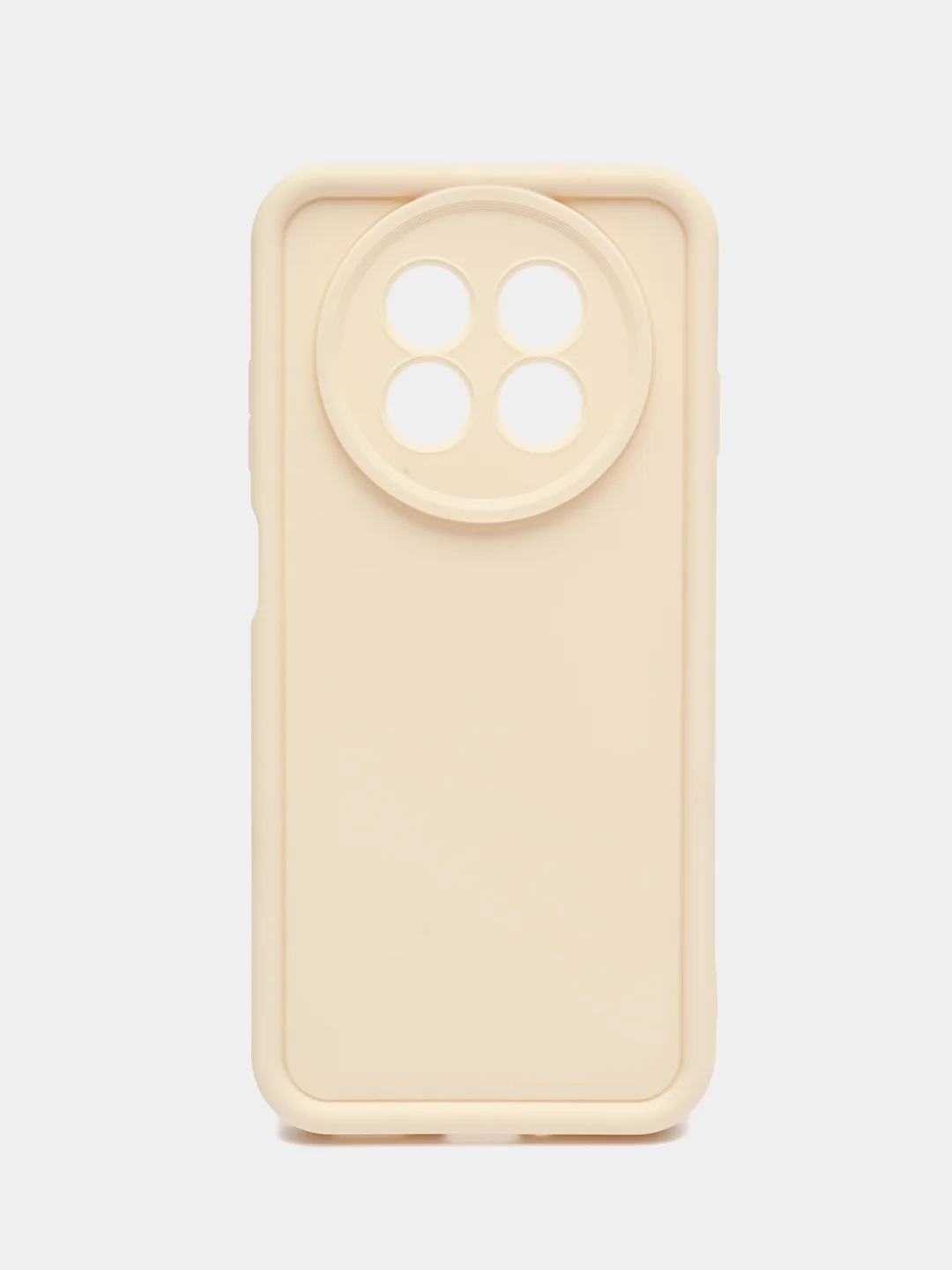 Молочный чехол для HUAWEI nova Y91 4G (Хуавей Нова у91), противоударный, с бортиками