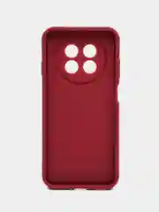 Бордовый чехол для HUAWEI nova Y91 4G (Хуавей Нова у91), противоударный, с бортиками