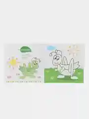 Раскраска Рисуем пальчиками "Бабочка"