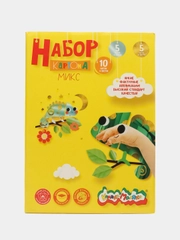 Набор картон цветной МИКС 194х285мм, 20 листов 20цветов