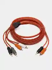 Межблочный кабель 2x4 rca для подключения усилителя в авто DL Audio Gryphon Lite 24RCA 5M