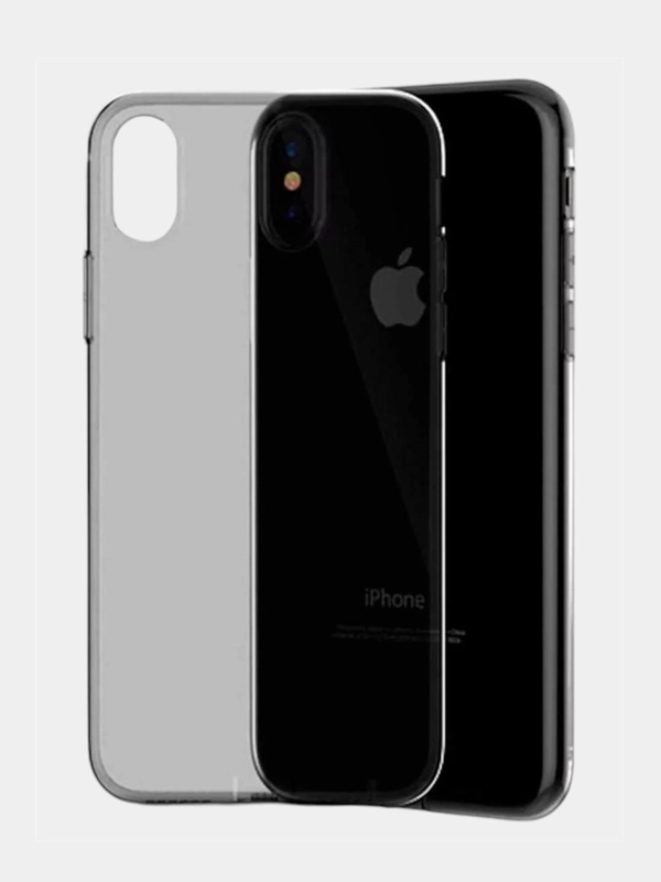 Ультратонкий затемнённый чехол для iPhone X / XS