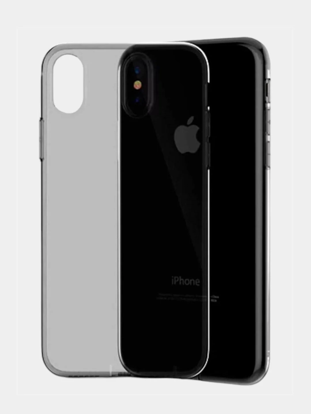 Ультратонкий затемнённый чехол для iPhone X / XS