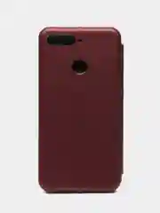 Бежевый чехол книжка Huawei Y6 2018 / Honor 7C / 7A Pro / Y6 Prime (Хуавей Хонор 7С / 7А Про)
