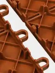 Модульное покрытие, 30х30 см, пластик, терракотовое (11 штук)