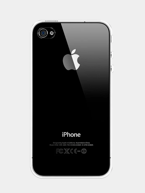 Прозрачный силиконовый чехол для iphone