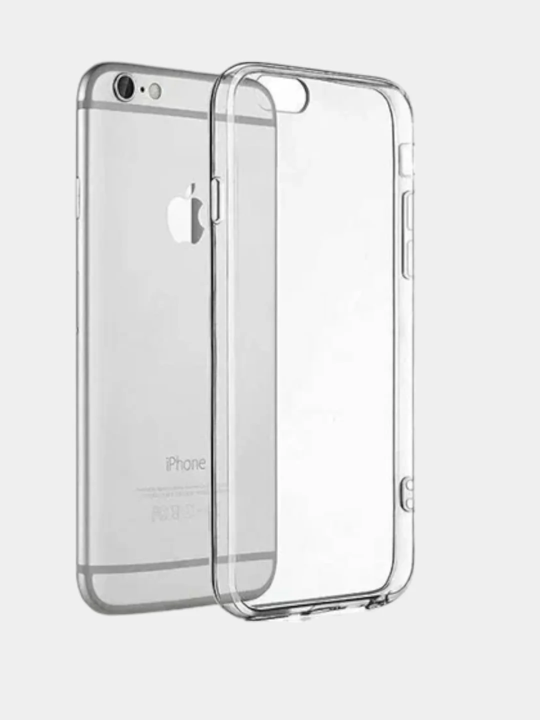 Прозрачный силиконовый чехол для iphone