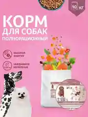 Полнорационный сухой корм Зоогурман Soft Лосось, для малых и средних пород, 10 кг