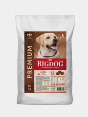 Сухой корм Зоогурман BIG DOG Индейка, для взрослых собак средних и крупных пород, 10 кг