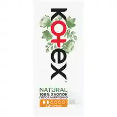 Ежедневные прокладки Kotex Natural Нормал, 20шт.