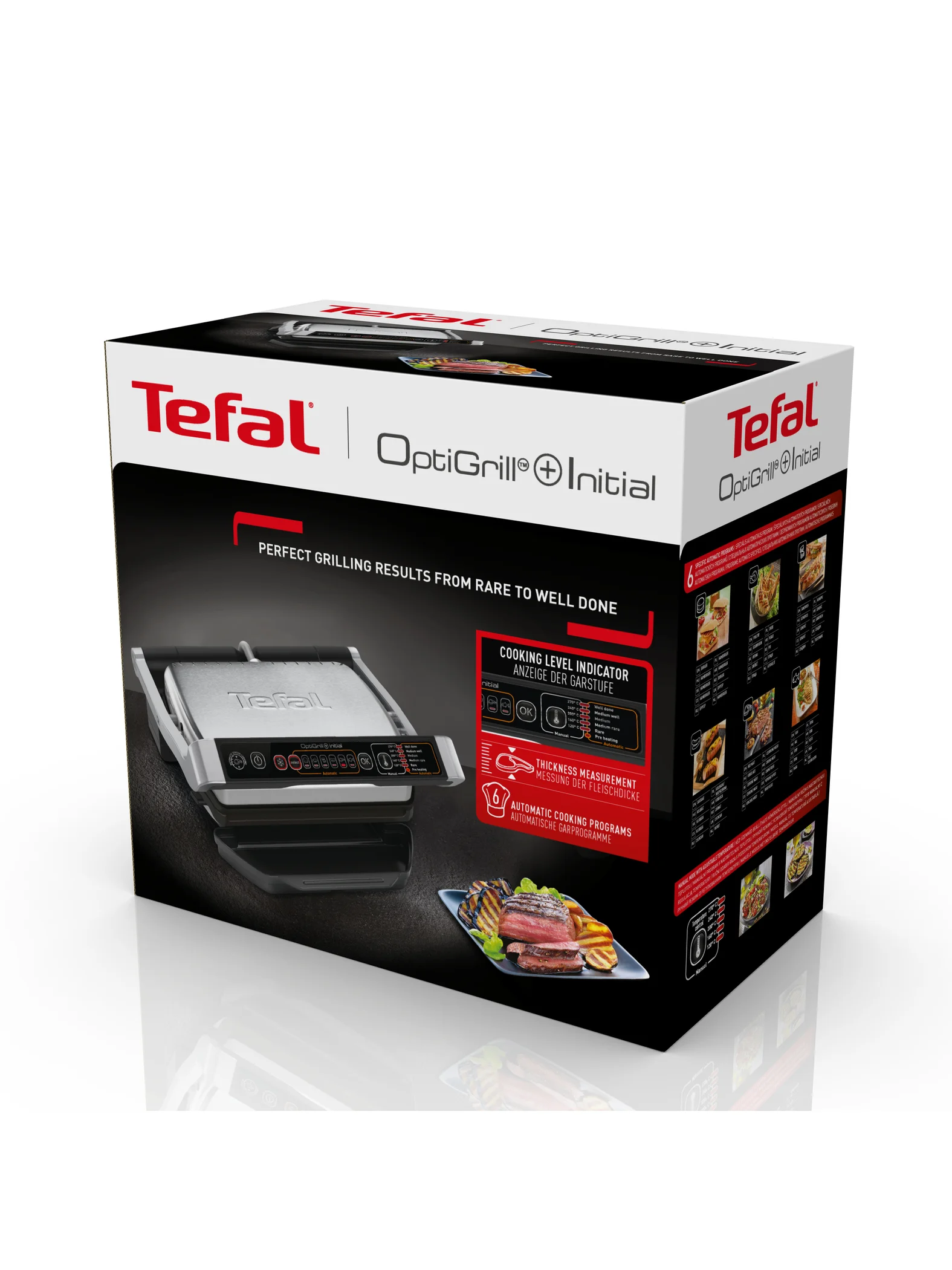 Умный электрогриль Tefal Optigrill+ Initial GC706D34