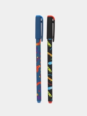 Комплект из 2 ручек масляных LOREX KIDS LETS SKATE  синий 0,5 мм