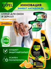 Средство для окон зеркал стекол 450 мл х 2 шт