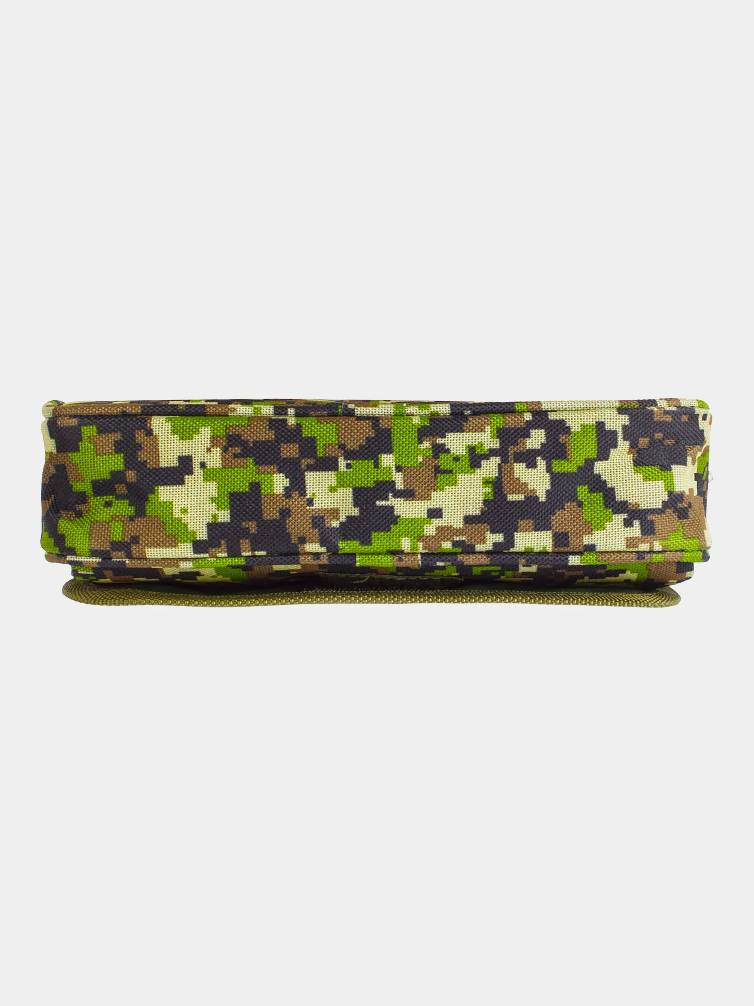 Пенал школьный Brauberg, 1 отделение, органайзер, мягкий, Military, зеленый, 21х5х9 см