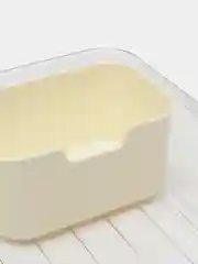 Белый контейнер для хранения еды, продуктов, специй