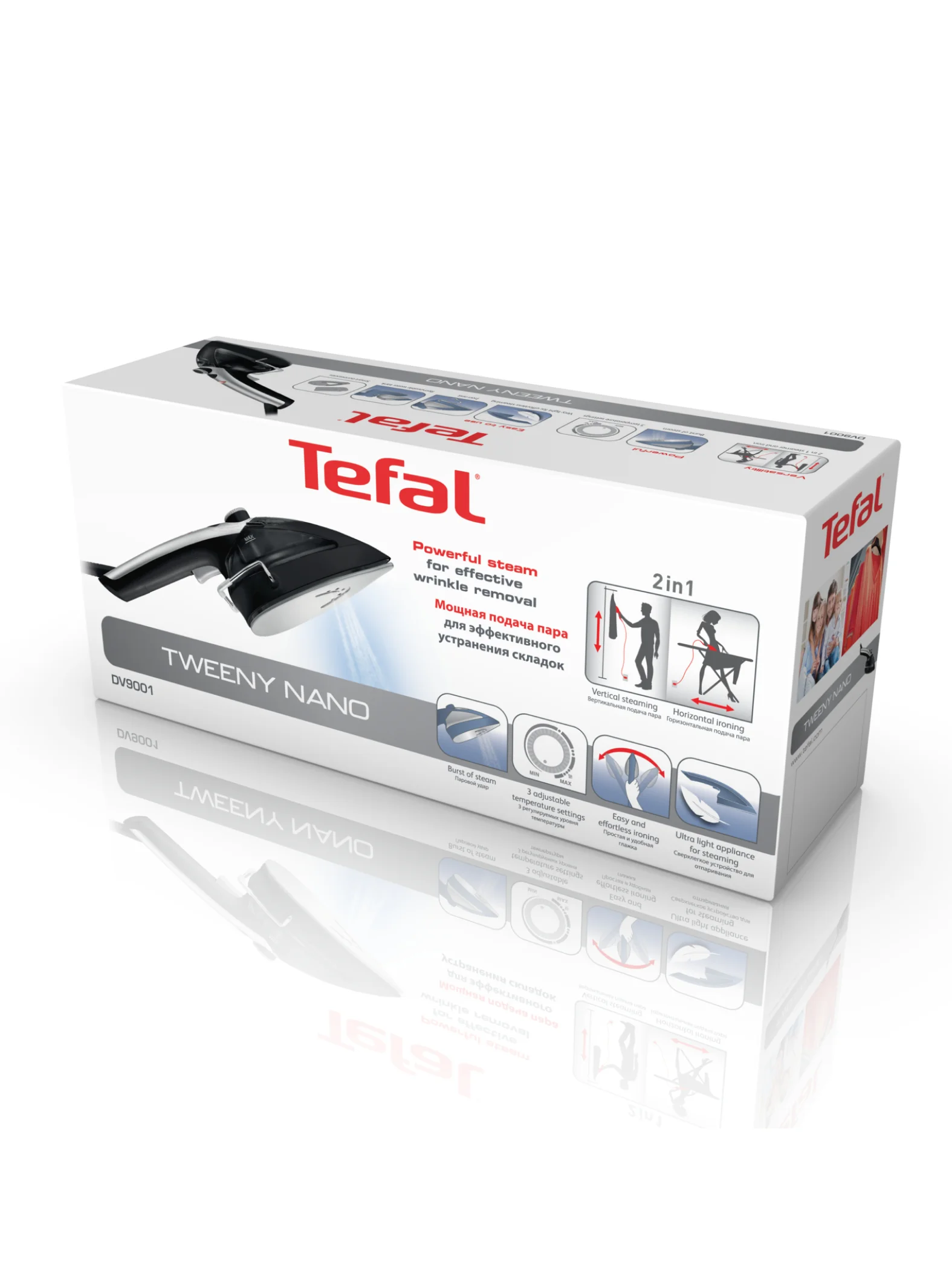 Ручной отпариватель Tefal Tweeny Nano DV9001E0