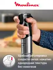 Погружной блендер 4 в 1 Moulinex InfinyForce Pro DD95HD10