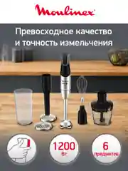Погружной блендер 4 в 1 Moulinex InfinyForce Pro DD95HD10